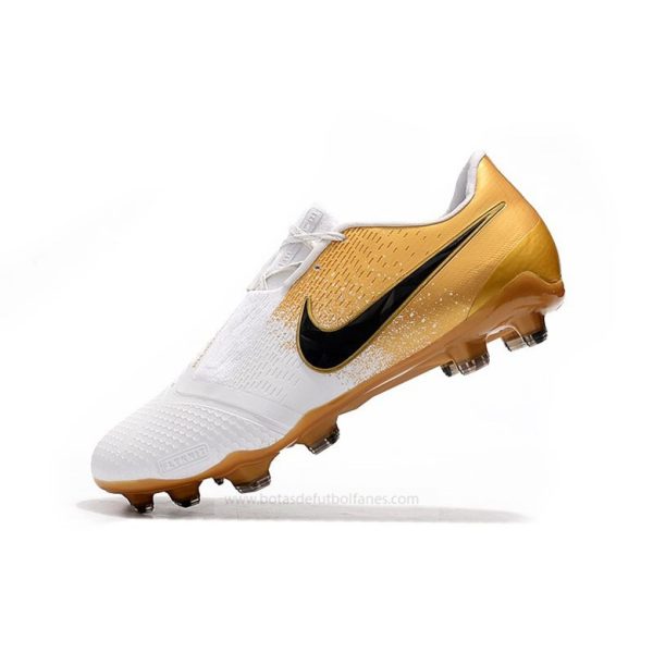 Nike Phantom Vnm Elite FG Blanco Oro Negro